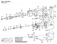 Bosch 0 601 461 001  Thread Cutter 110 V / Eu Spare Parts